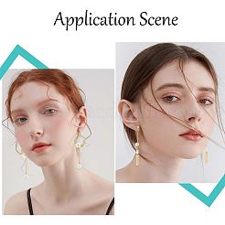 60 pièces de boucles d'oreilles en laiton&nbsp;KK-CN0002-06
