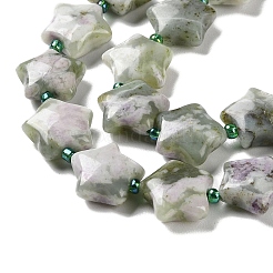Natürliche Frieden Jade Perlen Stränge&nbsp;G-NH0005-001