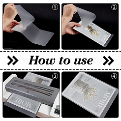 100 feuille de protection photo en film de plastification pour animaux de compagnie&nbsp;AJEW-WH0752-110