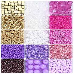 Kit fai da te per la creazione di braccialetti con perline impilate in stile bohémien&nbsp;DIY-YW0011-39