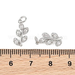 Messing micro pave klar zirkonia charme&nbsp;XGRQ4N717-716P