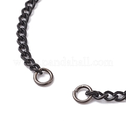 3 pieza de 3 colores ajustables 304 cadenas de eslabones de acero inoxidable para hacer pulseras&nbsp;AJEW-JB01213