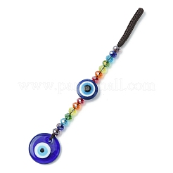 Decorazioni pendenti con perline di vetro&nbsp;HJEW-JM01125