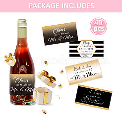 40 feuille d'autocollant adhésif en papier couché thème cœur&nbsp;DIY-WH0561-009
