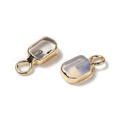 Opalit Rechteck Charms&nbsp;G-Q169-07G-01