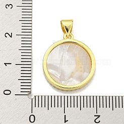 Messing micro pave klare zirkonia anhänger&nbsp;KK-K354-04G-05