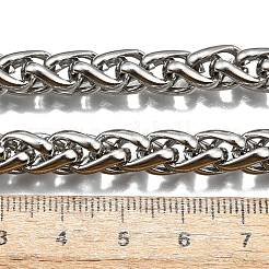 Collane a catena di grano in acciaio inossidabile 304 alla moda e anti-ossidazione&nbsp;X-STAS-A028-N003P