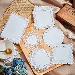 4 set di 4 stili di carta pizzo&nbsp;DIY-BC0002-90