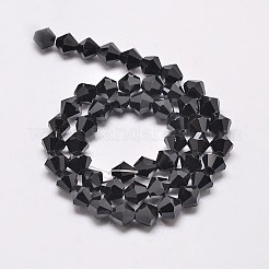 Imitare austriaco di cristallo di vetro bicone fili di perline&nbsp;GLAA-F029-3x3mm-02