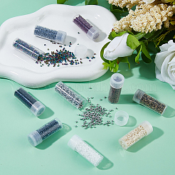 50 g GlasZylinderförmigperlen in 10 Stilen&nbsp;SEED-DC0001-15