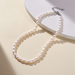Natürliche Perlenkette für Frauen&nbsp;NJEW-JN04188-02