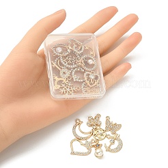 20 pièces 20 pendentifs en alliage de cristal de style&nbsp;FIND-YW0003-36
