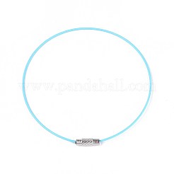 Création de bracelet en fil d'acier bijoux bricolage&nbsp;TWIR-R004-14
