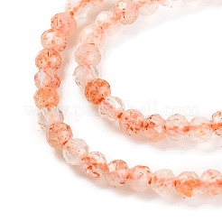 Natürliche sunstone Perlen Stränge&nbsp;G-F770-C01-01