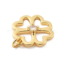 Ottone micro spianare pendenti zirconi&nbsp;KK-L209-080G