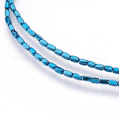 Electroplate non magnetici ematite sintetico fili di perline&nbsp;G-I208-21-H