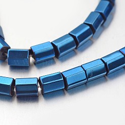 Electroplate non magnetici ematite sintetico fili di perline&nbsp;G-F300-38B