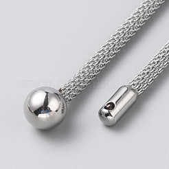 Ciondoli in acciaio inossidabile 304 con perline&nbsp;STAS-WH0036-42P