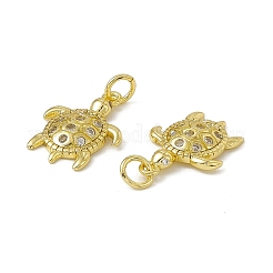 Cremagliera placcatura micro ottone spianare pendenti zirconi&nbsp;KK-C007-27G