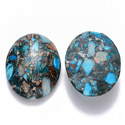 Imperial Jaspis Cabochons aus synthetischer Goldlinie&nbsp;G-R457-02A