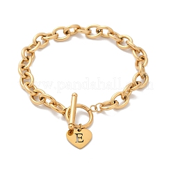 Bracelets à breloques en acier inoxydable 304 doré&nbsp;LS-NJEW-K284-01G-E