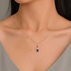 Pendentifs en émail d'alliage plaqué or léger&nbsp;PALLOY-CJ0001-04