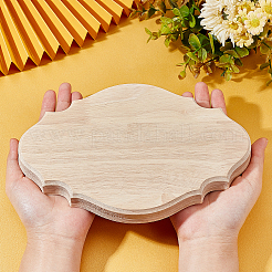 Ungefärbter Holzkeller für die Möbelbefestigung&nbsp;WOOD-WH0025-42