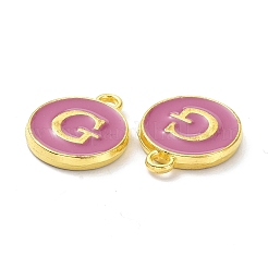 Charms smaltati in lega placcati oro&nbsp;ENAM-XCP0001-13G