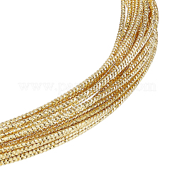 Filo di ottone rotondo testurizzato per la realizzazione di gioielli&nbsp;CWIR-BC0002-11G