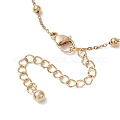 2 stücke 2 farben 304 edelstahl ball link kette armband machen&nbsp;AJEW-JB01305