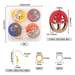 Kits de fabrication de boucles d'oreilles bricolage&nbsp;DIY-OC0005-12
