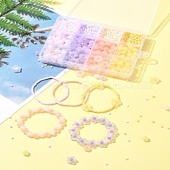 4 color 3 estilos kits de cuentas de joyería diy&nbsp;DIY-FS0006-58