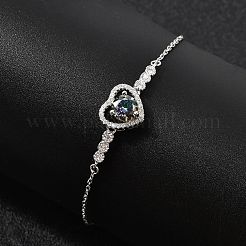 925 Sterling Silber Link Armbänder&nbsp;BJEW-D346-05B-P