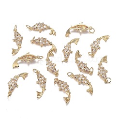 Pendenti in ottone micro zirconi chiari&nbsp;ZIRC-F120-044G