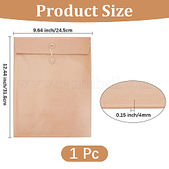 Sac de réunion rectangulaire en cuir PU&nbsp;AJEW-WH20019-114B