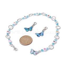 Pendentif papillon en alliage émail&nbsp;HJEW-JM01631