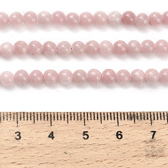 Rosa naturale perline opale fili&nbsp;G-Z110-C03-4mm