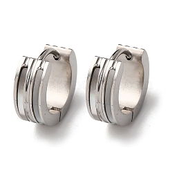 Pendientes de aro de acero inoxidable 304&nbsp;EJEW-D331-14P
