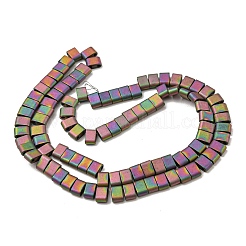 Chapelets de perles en hématite synthétique électrolytique sans magnétiques&nbsp;G-C106-B01-10B