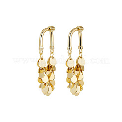 Orecchini a cerchio con nappe a goccia in lega&nbsp;FS-WG80DFE-01