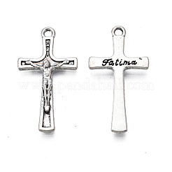 Tibetischer stil Aluminium Anhänger & Charms&nbsp;TIBEP-N008-149