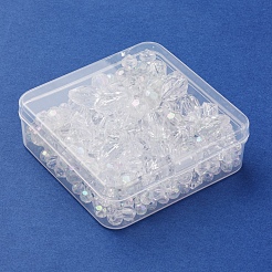 Transparente Acryl Perlen&nbsp;TACR-FS0001-42