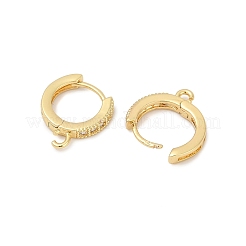 Accessoires de créoles Huggie en laiton&nbsp;KK-L152-20G