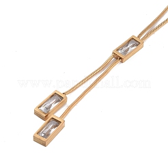 Collane a catena a serpente in acciaio inossidabile 304 con placcatura ionica (ip)&nbsp;NJEW-G081-04G