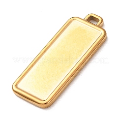 Cabochon-Fassungen für Anhänger aus Edelstahl 304&nbsp;STAS-Z204-04G-03