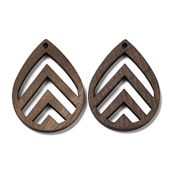 Hohlanhänger aus Walnussholz&nbsp;WOOD-G018-11-1