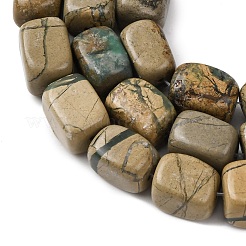Natürliche grüne Drachenadern-Perlenstränge&nbsp;G-D098-D01