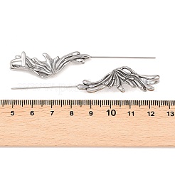 Boucles d'oreilles papillon en acier inoxydable 316&nbsp;AJEW-C044-21AS