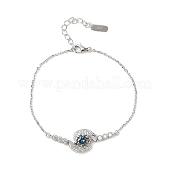 925 Sterling Silber Link Armbänder&nbsp;BJEW-D346-02B-P