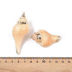 Natürliche Muschelschale große Anhänger&nbsp;SSHEL-N038-24A